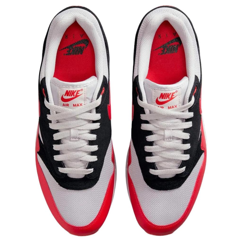 Nike Air Max 1 Essential 'Reverse Chili' (Unisex) Vast Grey / Light Crimson / Black Running Shoes FZ5808 015