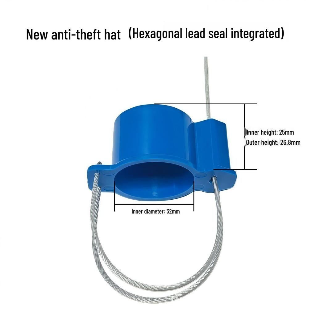 Lockable Anti-Theft Thermal Valve Seal Cover - Integrated Ball Valve Heating Protection.