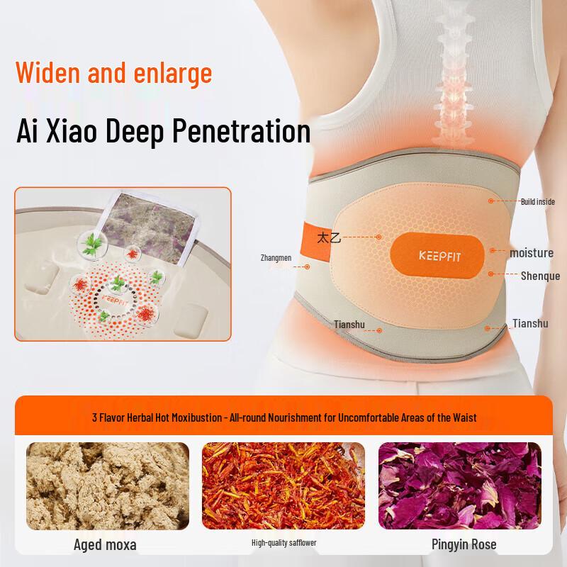 

Keepfit Rechargeable Heated Lumbar Massager