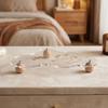 Geometric Bathroom Vanity Tray Transparent Jewelry Display Rack  Earrings