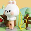 Kids Cartoon Animal Whistle Toy with Lanyard Toddlers Boys Girls Educational Rabbit Pig Bear Whistle Sound Maker Musical Instrument Toy