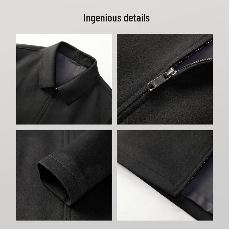 EMZ Erdos 100% Cashmere Men's Lapel Jacket
