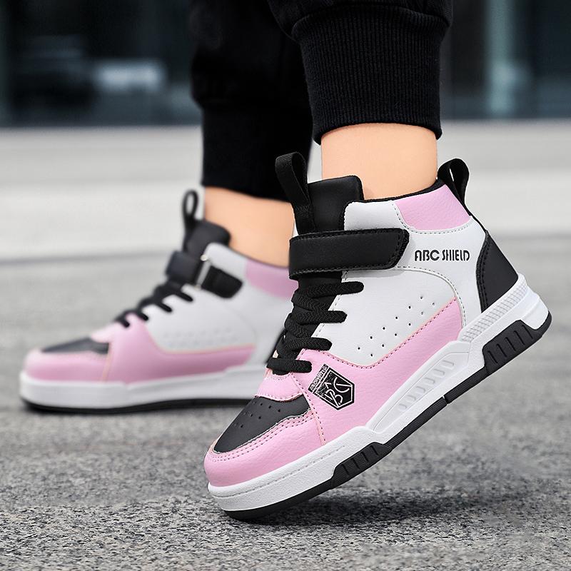 Children's Fashion Thick Bottom High Top Casual Board Shoes Outdoor Casual Sports Shoes 28-39
