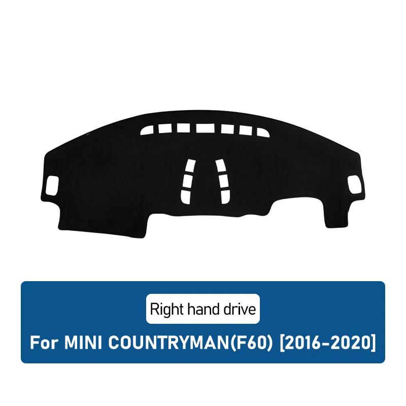 Flannel Dashboard Mat for Mini Cooper Clubman F54 F55 F56 F60 Anti-Slip Dash Cover