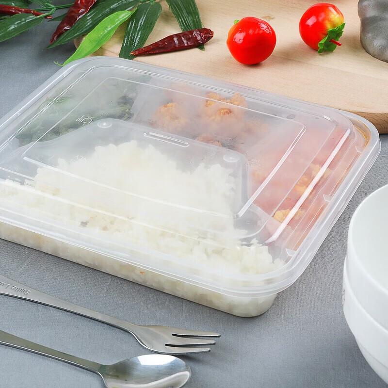 WT-047 Disposable 4-Compartment Plastic Lunch Boxes