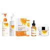 Vitamin C Skincare Set: Facial Serum, Body Lotion, Cleansing Mousse, Toner, Emulsion, and Cream