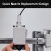 0.2mm Hotend Replacement for Bambu Lab A1 A1 Mini 3D Printer Hardened Steel Nozzle Hotend with Silicone Sleeve