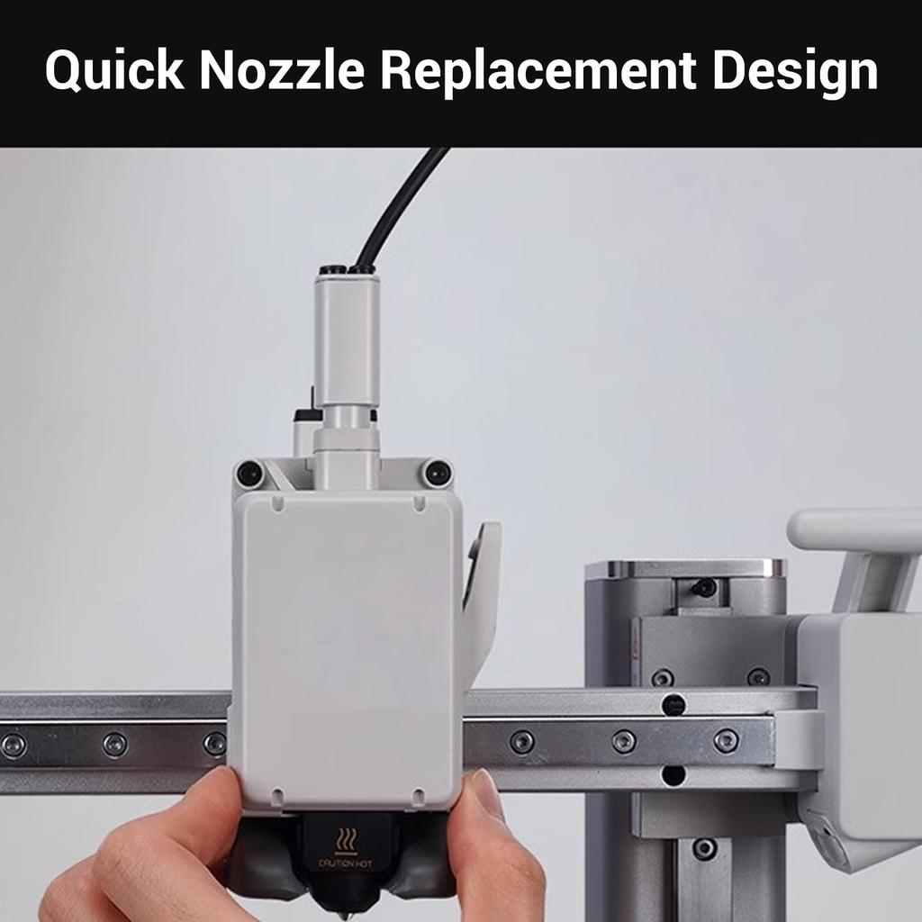 0.2mm Hotend Replacement for Bambu Lab A1 A1 Mini 3D Printer Hardened Steel Nozzle Hotend with Silicone Sleeve