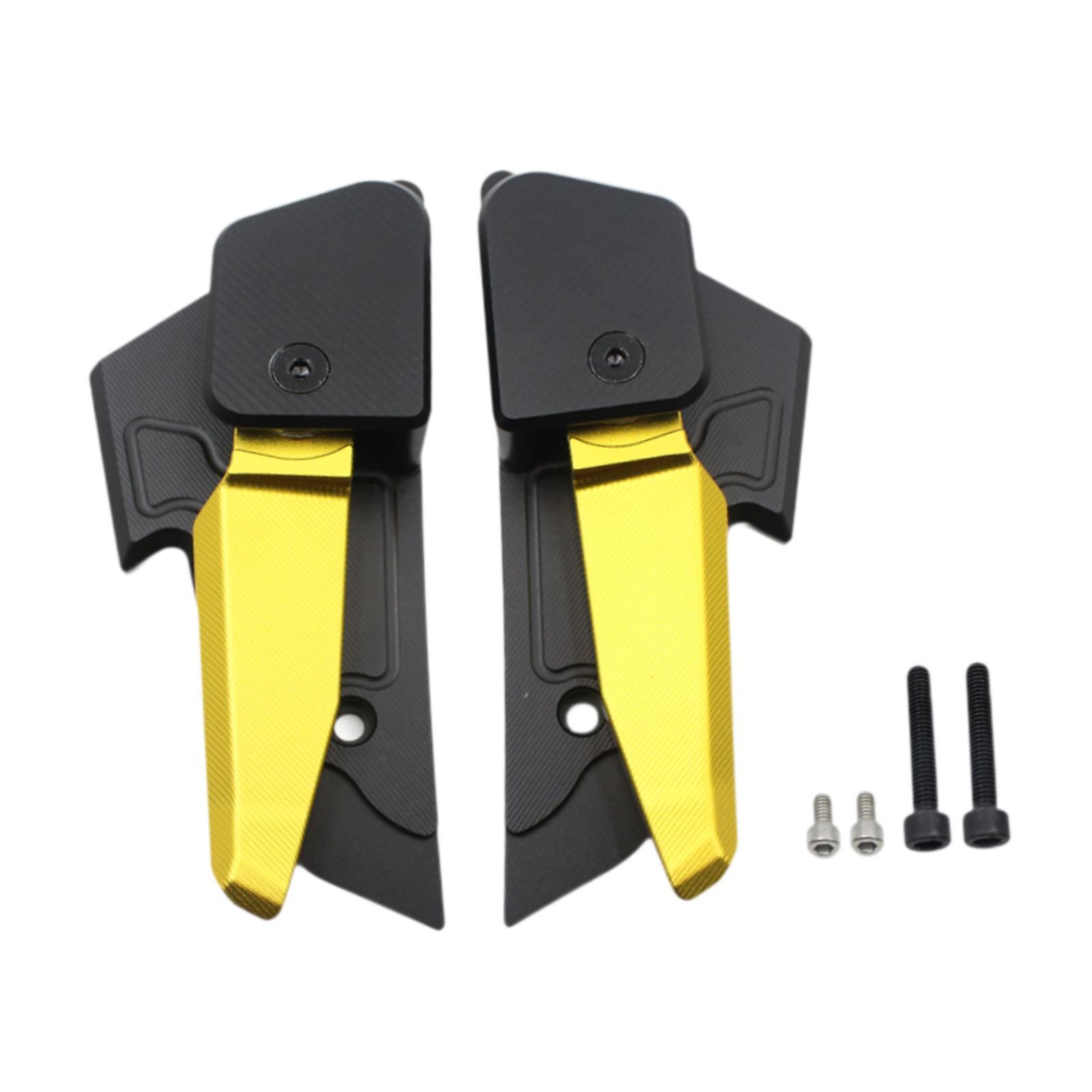 

Motorcycle Rear Passenger Footrest Decoration Foot Rests Pedals Directly Replace for Vespa S125 S150 Motorbike Accessories жовтий