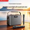 SANSUI SK71 Portable KTV Bluetooth Speaker with Dual Microphones (CN Version)