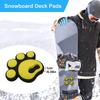 4 ks Podložky na snowboardový desku Vysoce kvalitní měkký gumový materiál Protiskluzové samolepky Nelze snadno zlomit deformovat Odolné Vynikající přizpůsobení