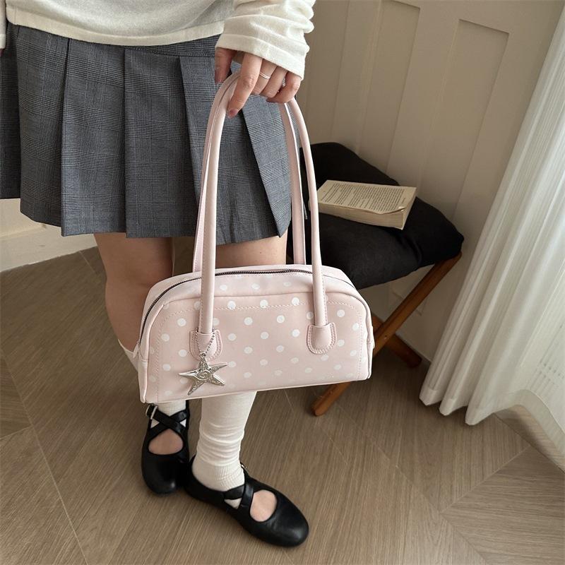 Going out new Korean small fresh polka dot star bag handbag sweet shoulder messenger bag women's bag