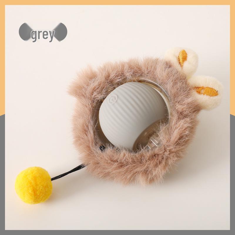 Interaktives elektrisches Katzenspielzeug: Automatischer Kitzel- und Soundball mit intelligenter Hindernisvermeidung