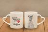 Griffon Bruxellois, Brussels Griffon – Cup with a dog, adorable cup with a heart-shaped handle | Art-Dog
