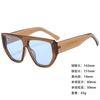 Foreign Trade Sunglasses Wide Legs Big Frame Vgo88 Men'S And Women'S Jelly Color Personalized Uv400 Sunglasses
