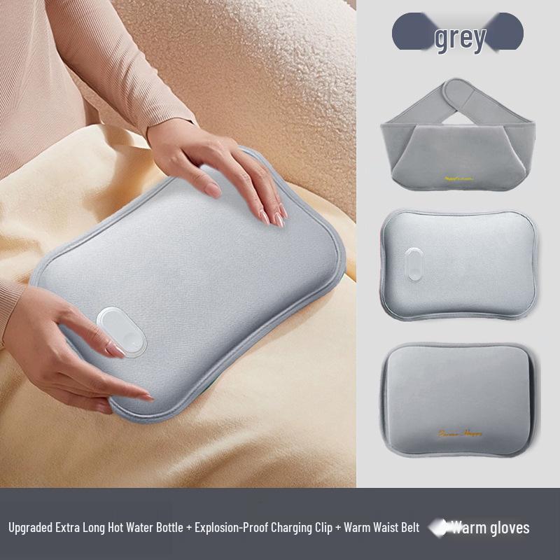 Electric Explosion-Proof Rechargeable Hand Warmer & Large Hot Water Bag