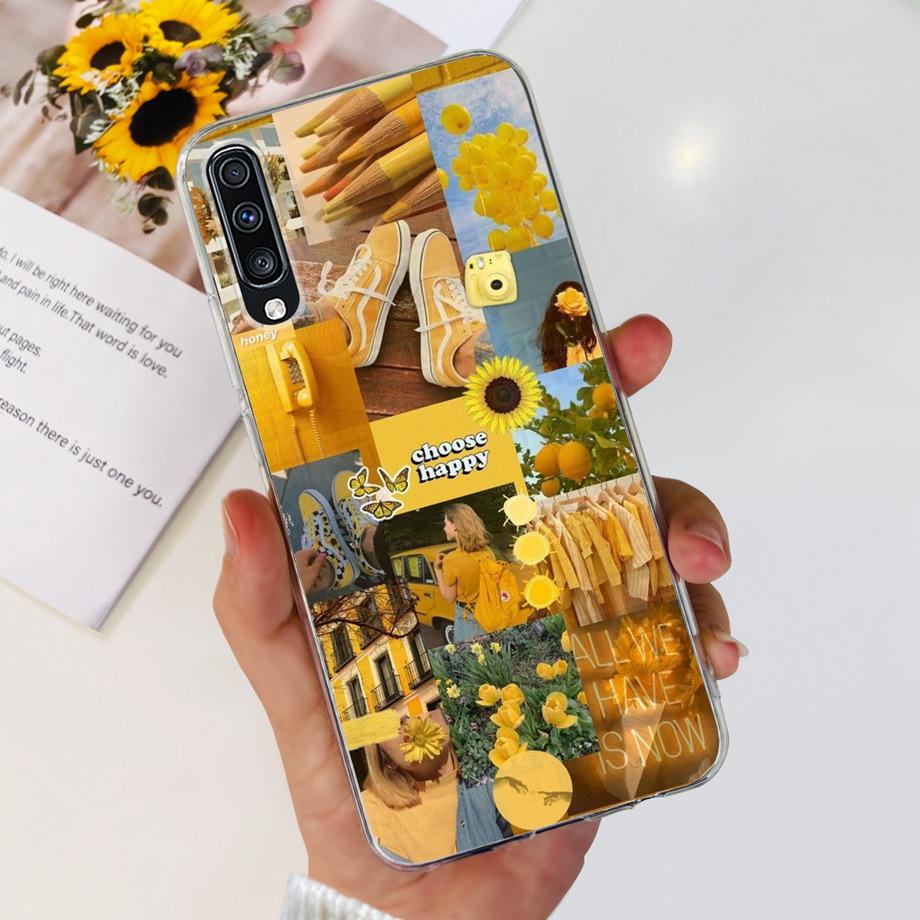 For Galaxy A50 A50s A30s Samsung Phone Case Back Cover For Fundas Samsung A50s A 50 A505F Coque Bumper Soft Clear TPU Silicone