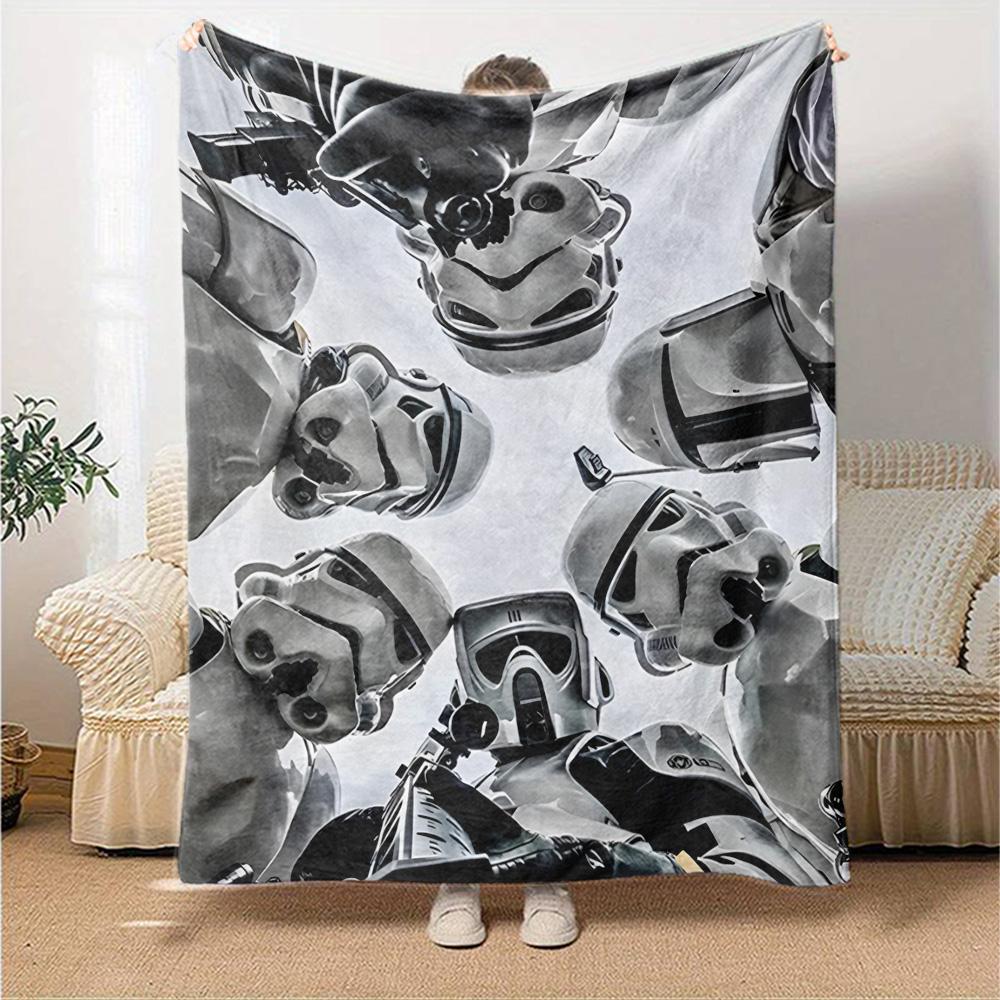 Star Wars Blanket Warmthful Decor Suitable for Office Couch Livingroom for All Occasions Modern Style Unique Gift for Family and Friends Camping