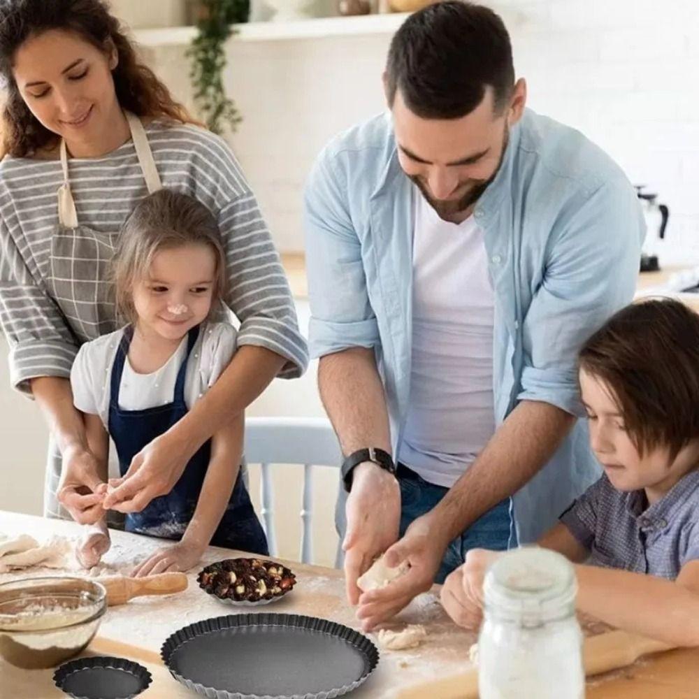 Removable Bottom Non-Stick Molds Easy Clean Pizza Mould Bakeware Pan Professional Baking