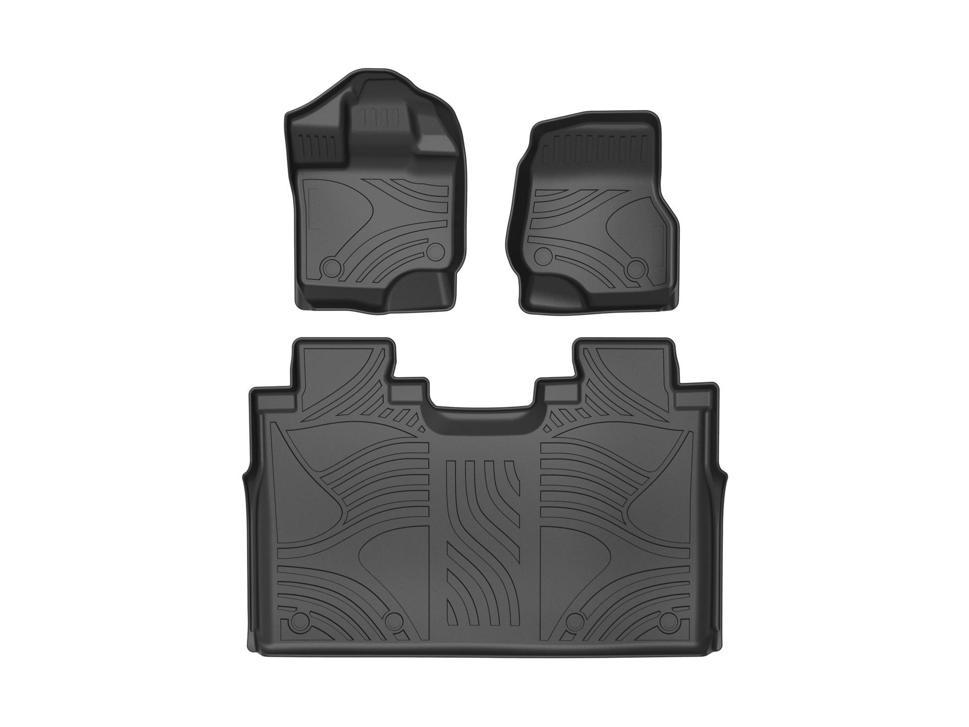 TPE Double-Layer Waterproof Floor Mats for Ford Raptor F150 - Odorless  Wear-Resistant