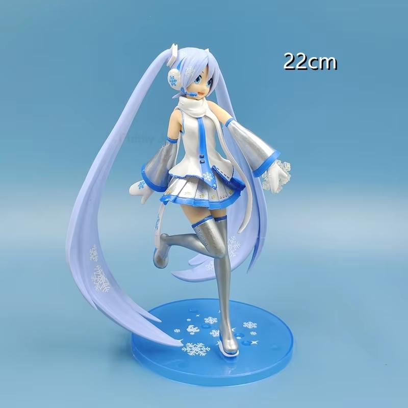 Anime Hatsune Miku Figure Wedding Dress Action Figures Kawaii Swimsuit Vocaloid Pvc Collectible Model Toys Girl Gift