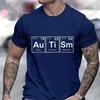 Pánské oblečení Povědomí o autismu Ležérní móda Móda Streetwear Povědomí o autismu Podpůrná trička Harajuku Y2k Grafické topy Pánské tričko