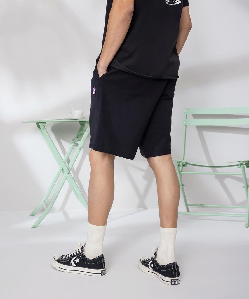 Keonbeoseu Box Logo French Terry Shorts Black Mcj788-023
