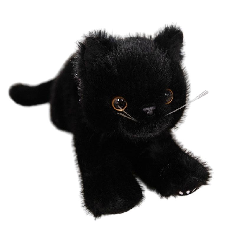 Realistische Stabile Plüschkatzen Spielzeug Weiche Gefüllte Katzen Freunde Bastelbedarf für Kinder Tägliche Nutzung Heimdekoration