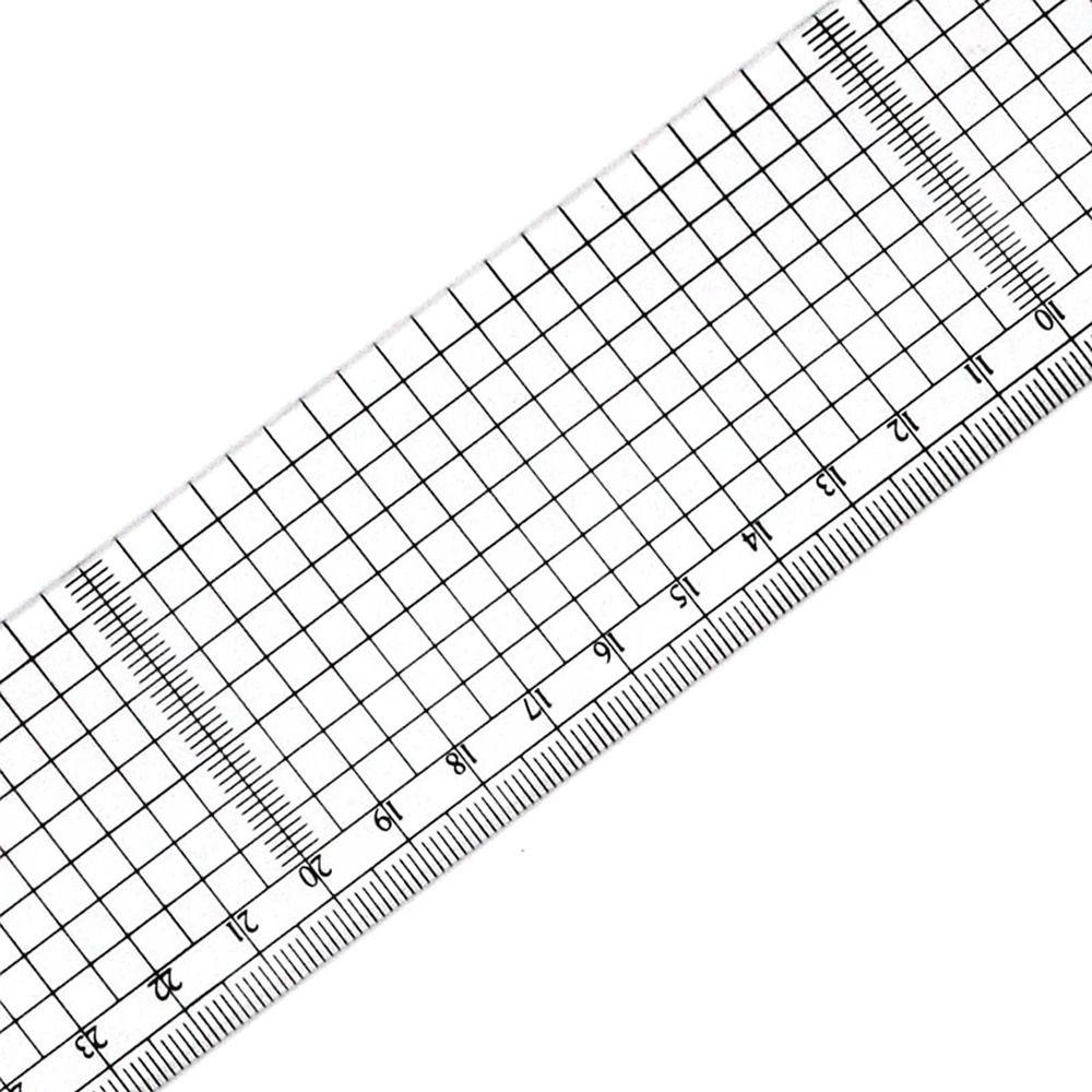 Stationery Students Ruler 20 30 50cm Straightedge Transparent Ruler Board  Measuring Supplies
