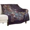 Celestial Cat Throw Blanket Decorative Sofas Bed Fashionable Blankets For Sofas Funny Gift Blankets
