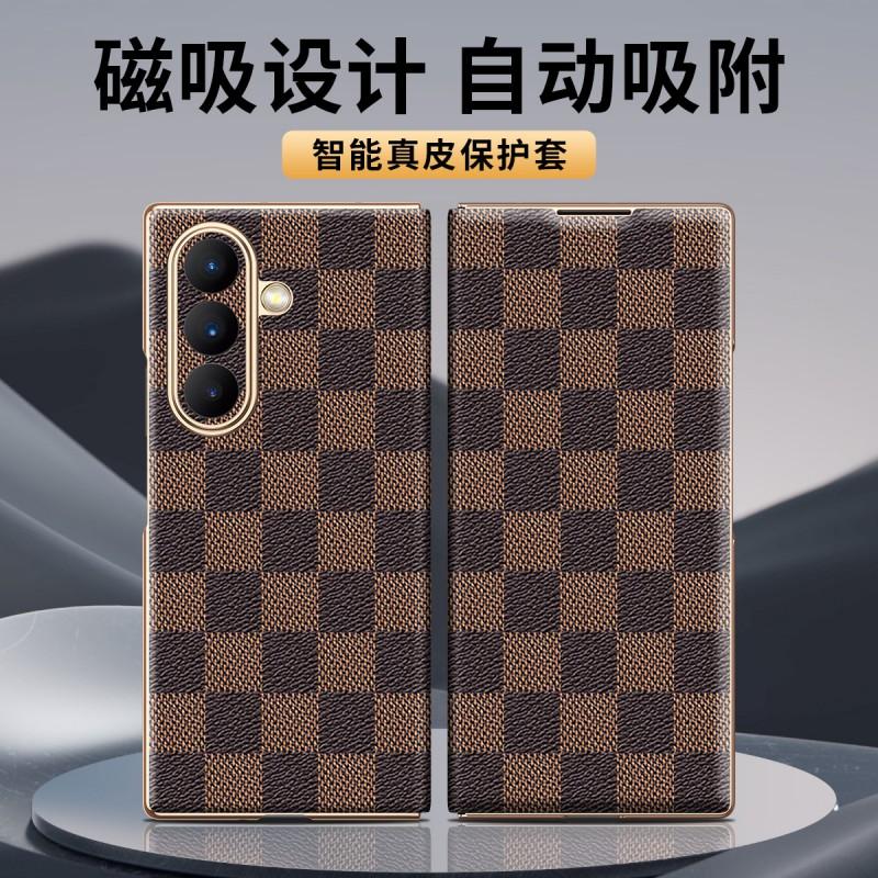 Magnetic Flip Leather Case Galaxy Z