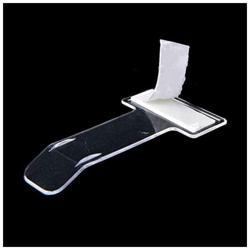 Parking Permit Holder Clip Memo Holder for Parking Permit Parking Permit Reminder Notes for Car Windscreen Self-Adhesive Transparent