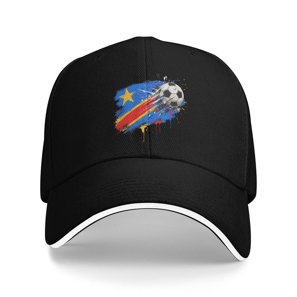 Unisex Republic Of Congo Congolese Flag DRC Outdoor Hat  Adjustable Baseball Caps Casual Baseball Cap Sunscreen Hats