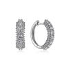 Cao Shi Boucles d'oreilles circulaires chic français - Boucles d'oreilles tendance haut de gamme pour mondaines élégantes