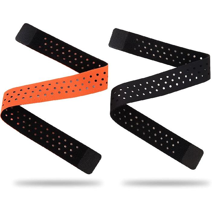 2Pcs Heart Rate Monitor Armband Replacement Straps Compatible with OTF Coospo OT Burn OXSS LIVLOV Wahoo CYCPLUS NEWBOLER Magene2
