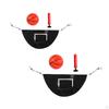 Basketball Hoop for Trampoline with Ball, Safety Kit, And Universal Mounting Brackets