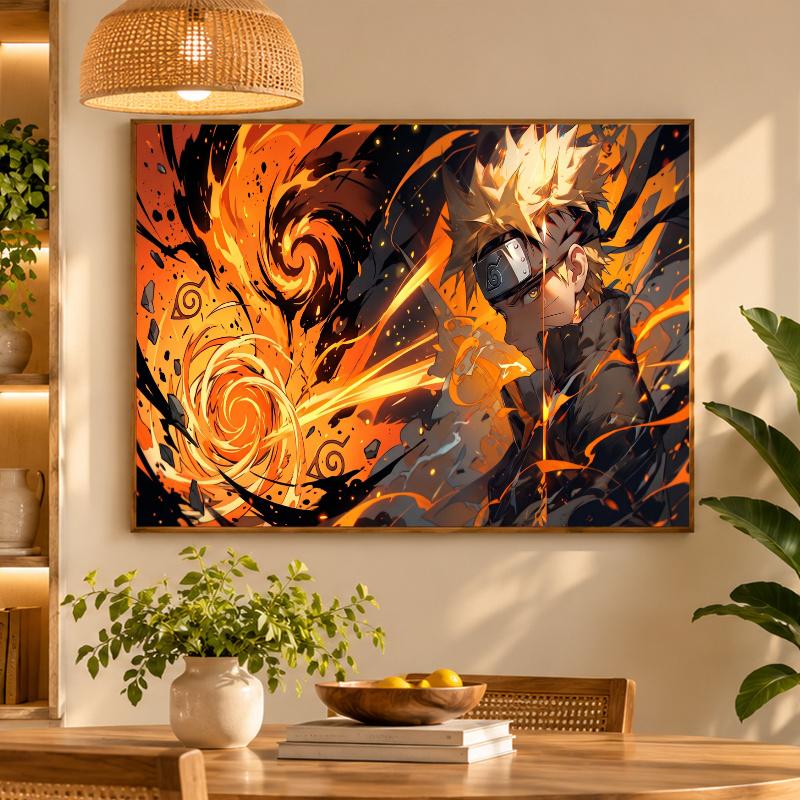 5D Diamond Painting Naruto Uzumaki DIY Full Drill Diamond Art Kit Home Decoration