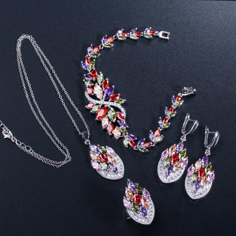 Ki0071 Dinner Banquet Dress Set, Noble Color Zircon Set, Color Retention