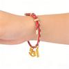Entzückender Cartoon-Pferdeanhänger an geflochtenem Armband Ideal für den täglichen Gebrauch Layering Vielseitiges stilvolles Accessoire