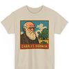 T-shirt comique Charles Darwin: T-shirt Graphique Rétro Science