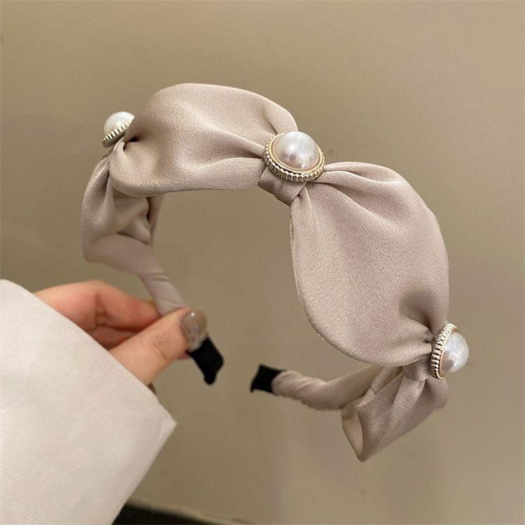 Diadema de Lujo Otoño/Invierno para Mujer - Elegante Pinza Superior de Calavera de Ala Ancha para Cabello y Lavado Facial.