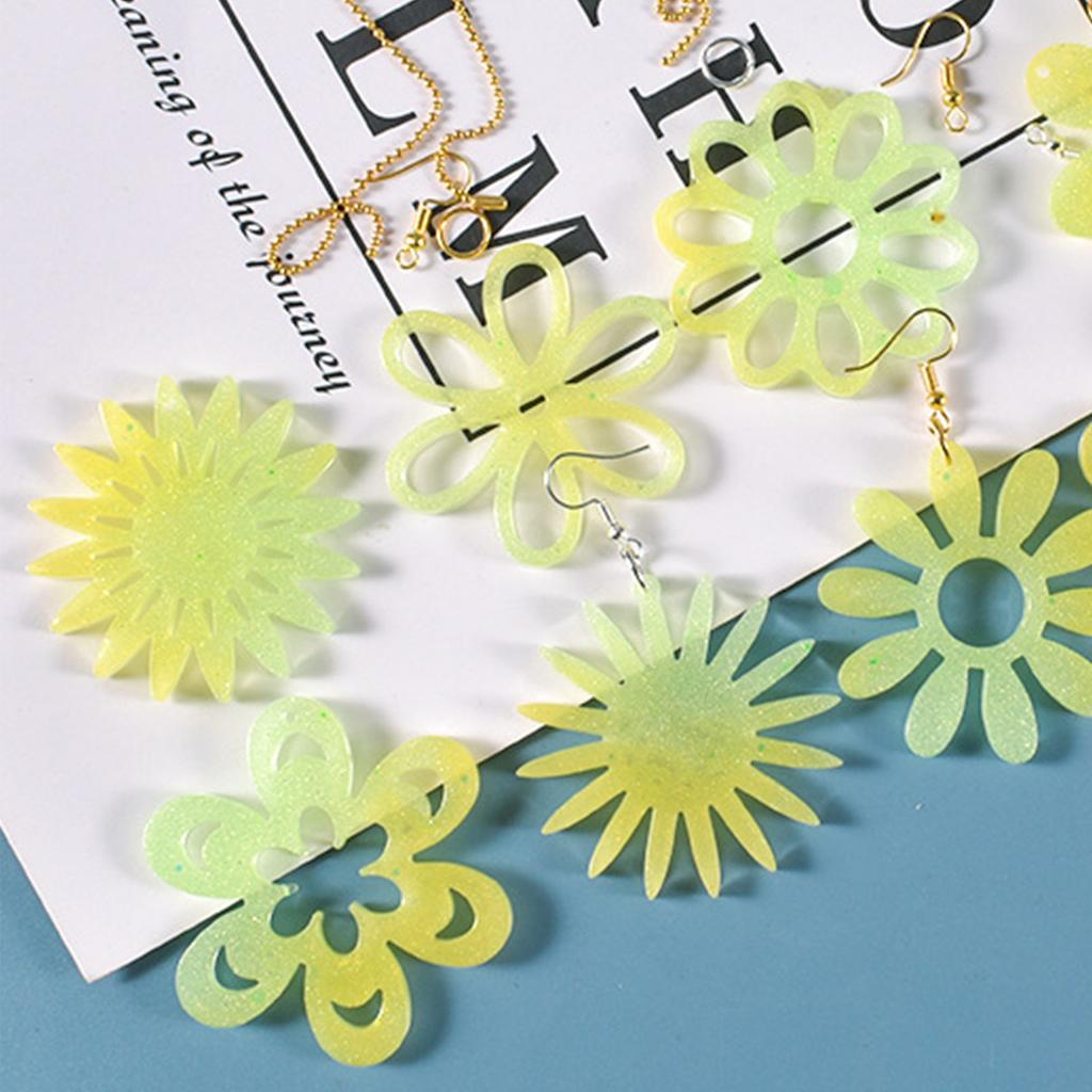 Earrings Epoxy Resin Mold Silicone Earrings Mold Handmade Women Jewelry Resin Silicone Molds for Resin Jewelry Making