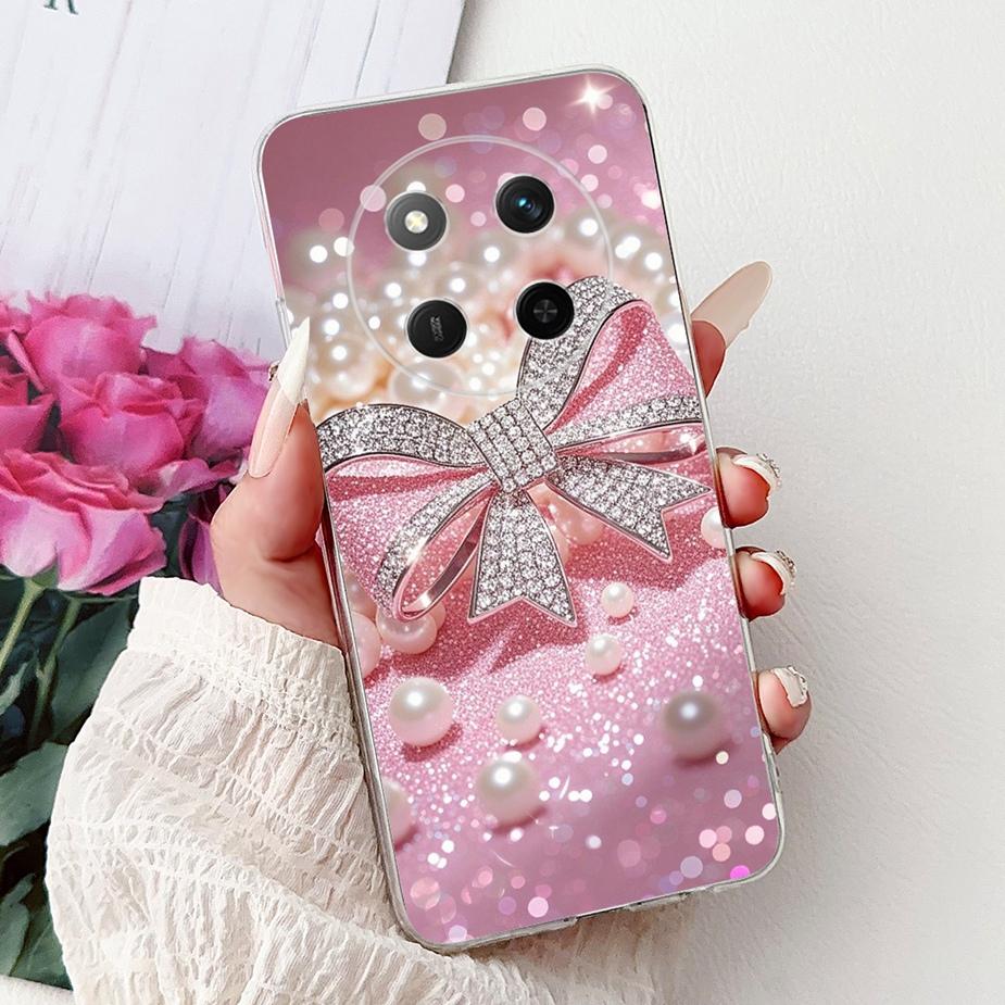 For Honor Magic7 Lite Case BRP-NX1 Coloful Painted Cover Clear Silicone Case For Honor X9C Smart Magic 7 Lite HonorX9C Soft Bags