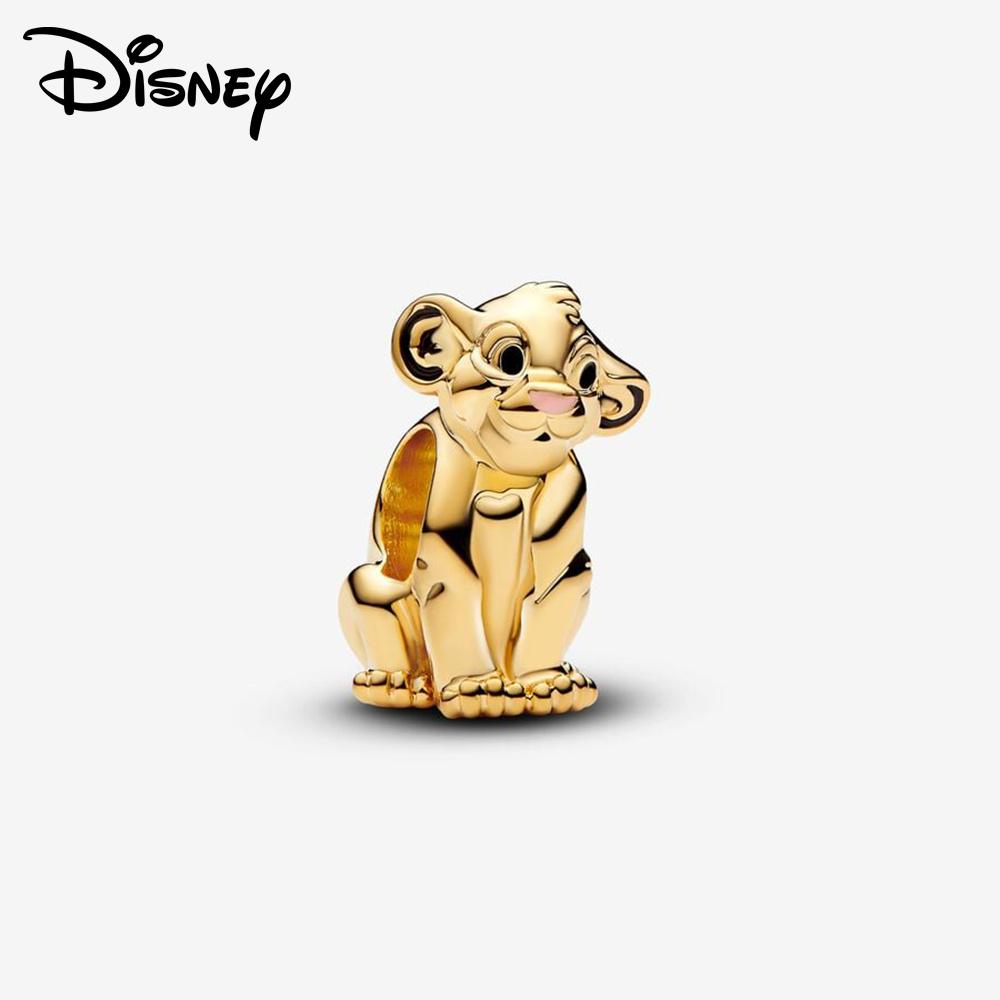 Disney 925 Silver Mickey and Flower Fairy Pendant Beads Suitable for Girls To DIY Original Bracelets Fashion Gifts