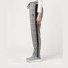 PUMA Plaid Lace-Up Straight-Leg Casual Pants Women Bottoms Black 597894-01