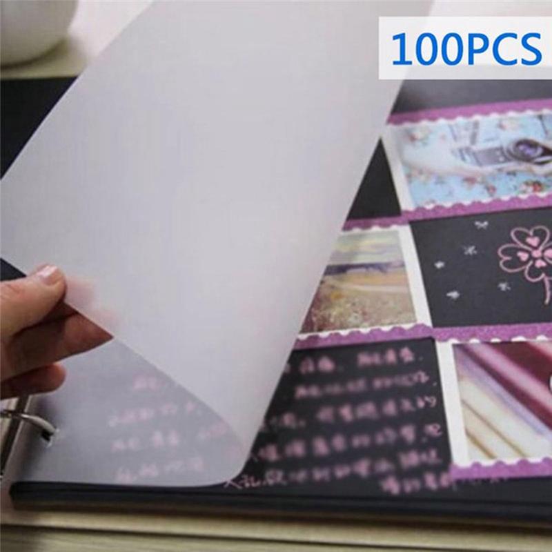

ABUL-100 Sheet Translucent Tracing Paper For Drawing Calligraphy Painting Folding Craft Table