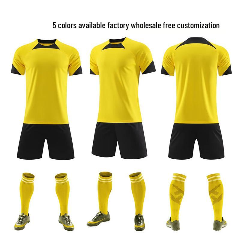 Outdoor Team Soccer Jersey Set for Men, Women, and Kids – Customizable Number and Design