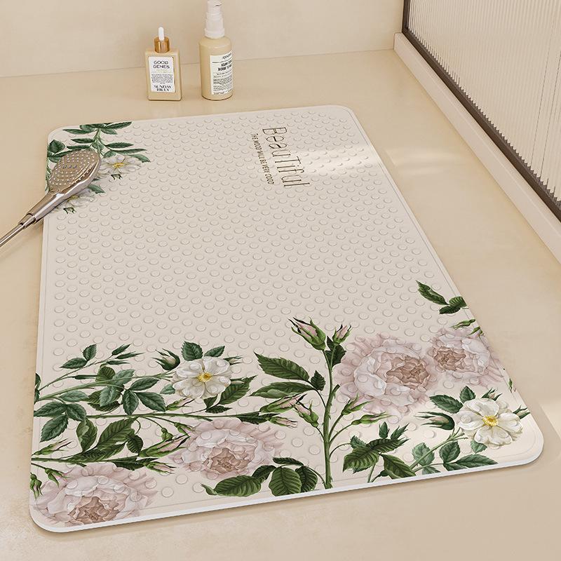

Bathroom Anti-slip Mat Bathing Anti-fall Suction Cup Pad Toilet Children s and Elderly People s Shower Massage Foot Pad 40*70cm