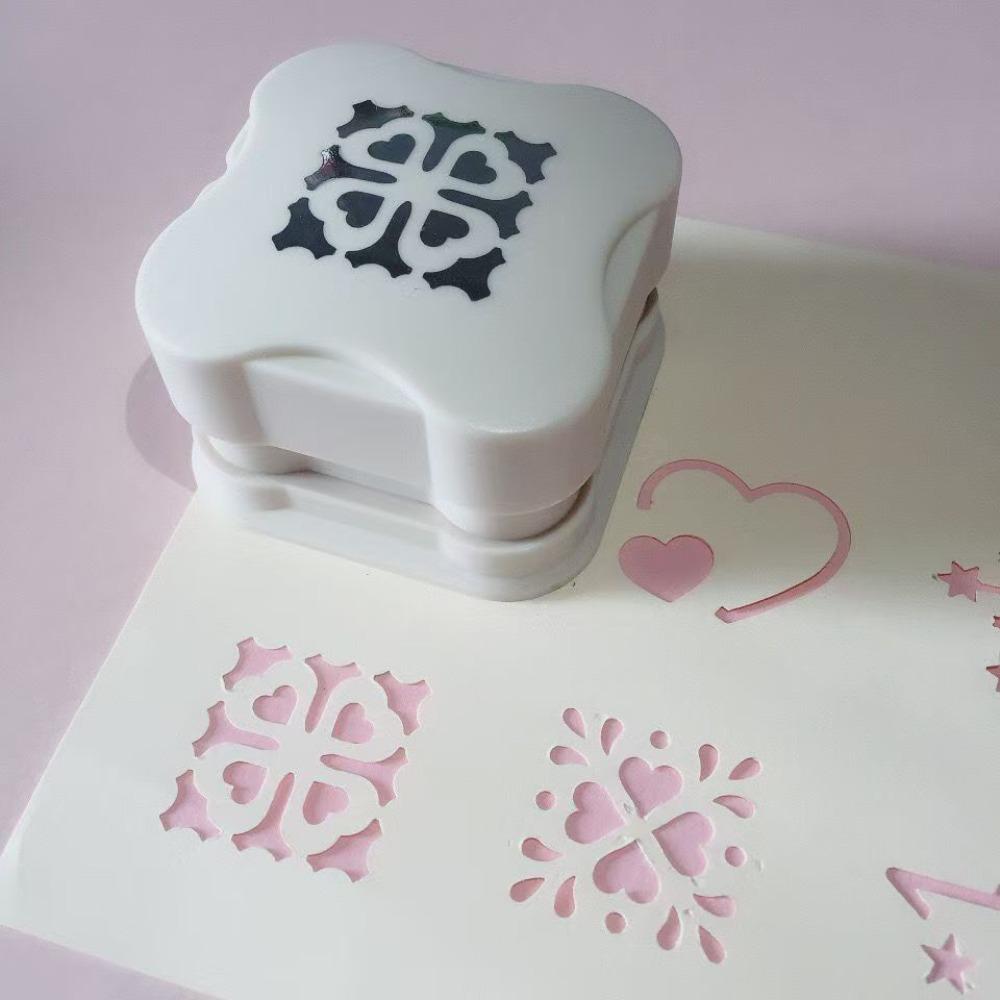 Magnetic Paper Hole Punch Punching Machine Handmade Embossing Device Labor-Saving DIY Decoration Paper Cutter Scrapbooking