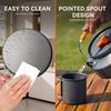 Portable Lightweight Camping Kitchen Cooking Mess Kit Aluminum Outdoor Travel Pots and Pans Set for Camping and Travel
